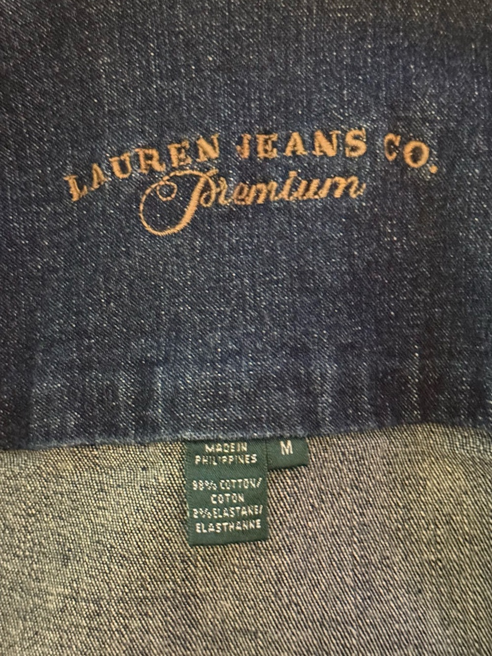 Lauren Ralph Lauren Dark Indigo Denim Jacket - Picture 5 of 8